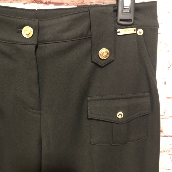 St. John Collection Size 6 Black Cargo Pants EUC - Picture 4 of 8